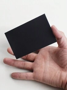 20pcs Mini Paper Envelopes With Self-Closing Fastener Mailing Letter Card Holder Pocket - Black - View 3