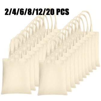 Bolsas tote de sublimación, bolsas tote de lona en blanco para decoración y creación de bolsas de comestibles, bolsas escolares, gran capacidad, portátiles, para chicas adolescentes, mujeres estudiantes universitarias, trabajadoras blancas, perfectas para el trabajo, la vuelta a la escuela, la escuela secundaria, la universidad, las vacaciones.