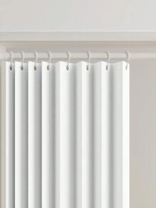 1 pieza Cortina plegable de onda, decoración divisora de habitación estilo acordeón, adecuada para sala de estar, dormitorio, entrada, armario - Blanco - Ver 6