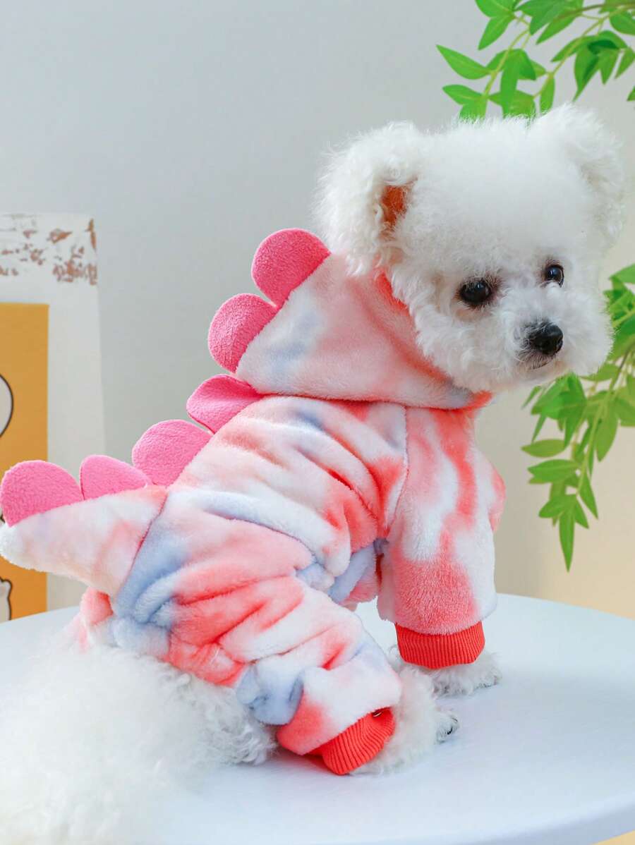 PETSIN 1 件宠物秋冬恐龙服装，适合小型犬