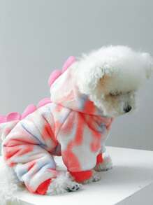 PETSIN 1 件宠物秋冬恐龙服装，适合小型犬 - 彩色 - 查看 6