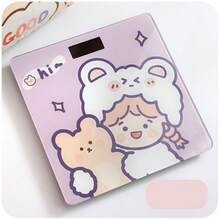 Báscula corporal de peso Estilo Kawaii - Rosa - Ver 4