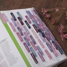 Cunese Pestañas laminadas de la Biblia de Cunese para mujeres y hombres, regalo cristiano con impresión grande de color púrpura y rosa, pestañas para aplicar y leer fácilmente en la Biblia para hacer anotaciones