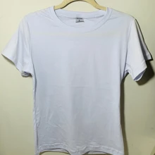 camiseta basica 100%algodao - Branco - Visão 6