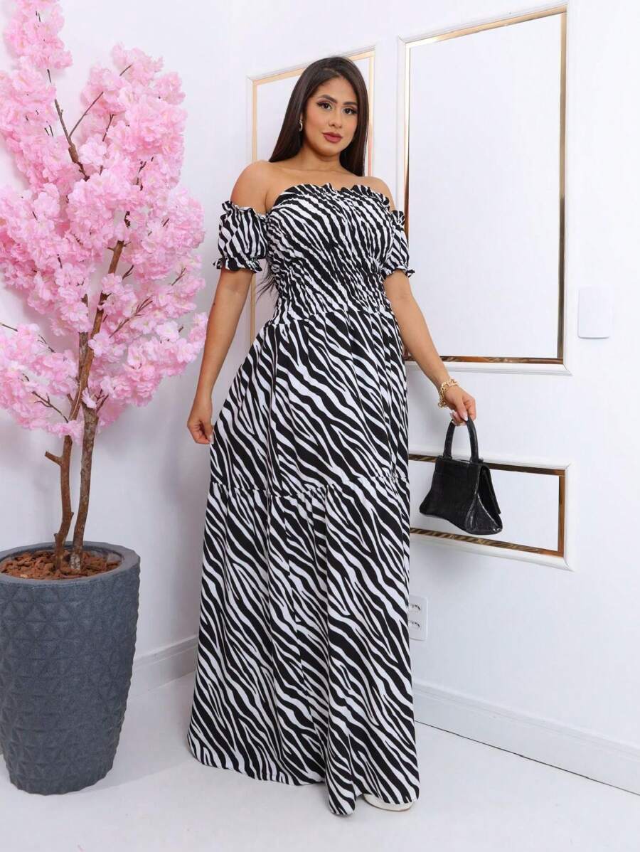 Women Dresses - Đen và trắng - Xem 1