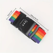 Secure Your Luggage With Multi-Color Combination Lock Packing Belt Luggage Packing Strap Travel Bag Holder Strap For Travel Flight Business Trip Holiday For Suitcase Backpack Bag For School School Accessories School Stuff - Multicolor - View 10