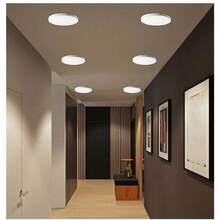 Lámpara de Techo LED Barata Redonda Ultrafina Panel de luz de 29 cm Luces de Techo Minimalistas Modernas Fácil de Instalar - Blanco - Ver 2