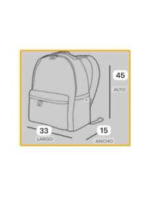 MOCHILA DRAGON Z ESCOLAR FRIKI DIBUJOS ANIMADOS GOKU - Naranja - Ver 4