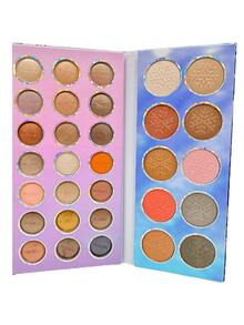 Eyeshadow Palette 55 Colors Makeup Book Long Lasting Shadow Matte Finish Glitter Shadow Palette - Multicolor - View 3