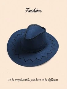 1pc Women's Western Cowboy Hat, American Knight Hat, Jazz Hat, Sun Protection Hat For Outdoor Activities, Dancing, And Performances Boho - Multicolor - View 13