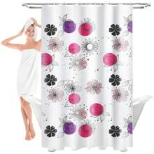Cortinas de ducha, accesorios de baño, decoración de baño - Multicolor - Ver 1