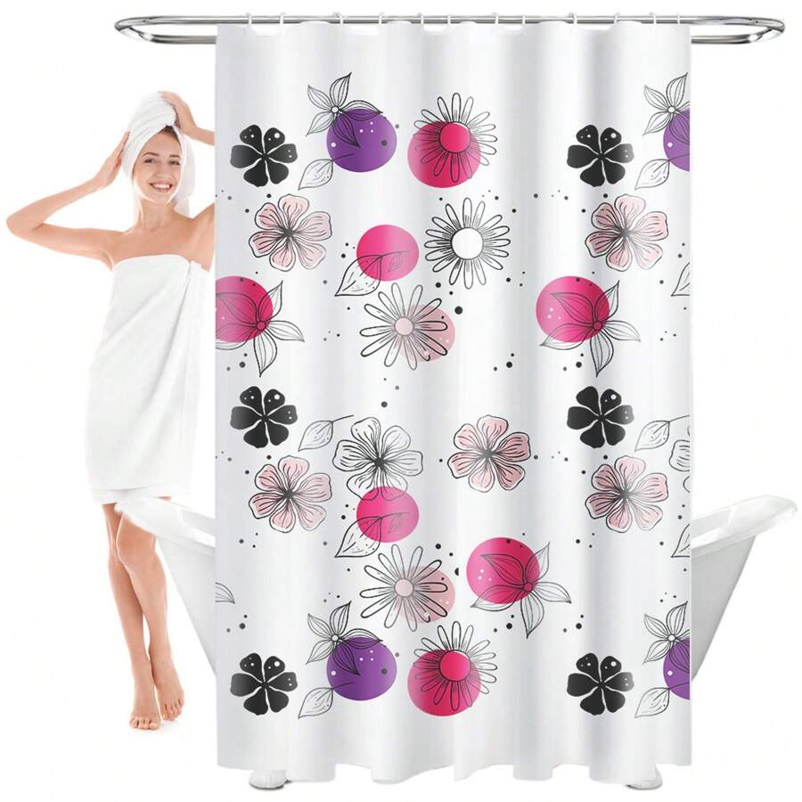 Cortinas de ducha, accesorios de baño, decoración de baño - Multicolor - Ver 1