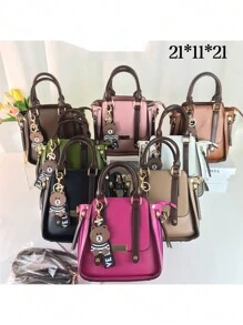 Women Top Handle Bags - White - View 2