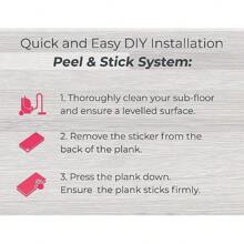 Vinyl Tile, 12 By 12-Inch, Box Of 20 - 黑色 - 查看 2