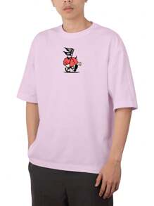 Men T-Shirts - Màu Hồng baby - Xem 2