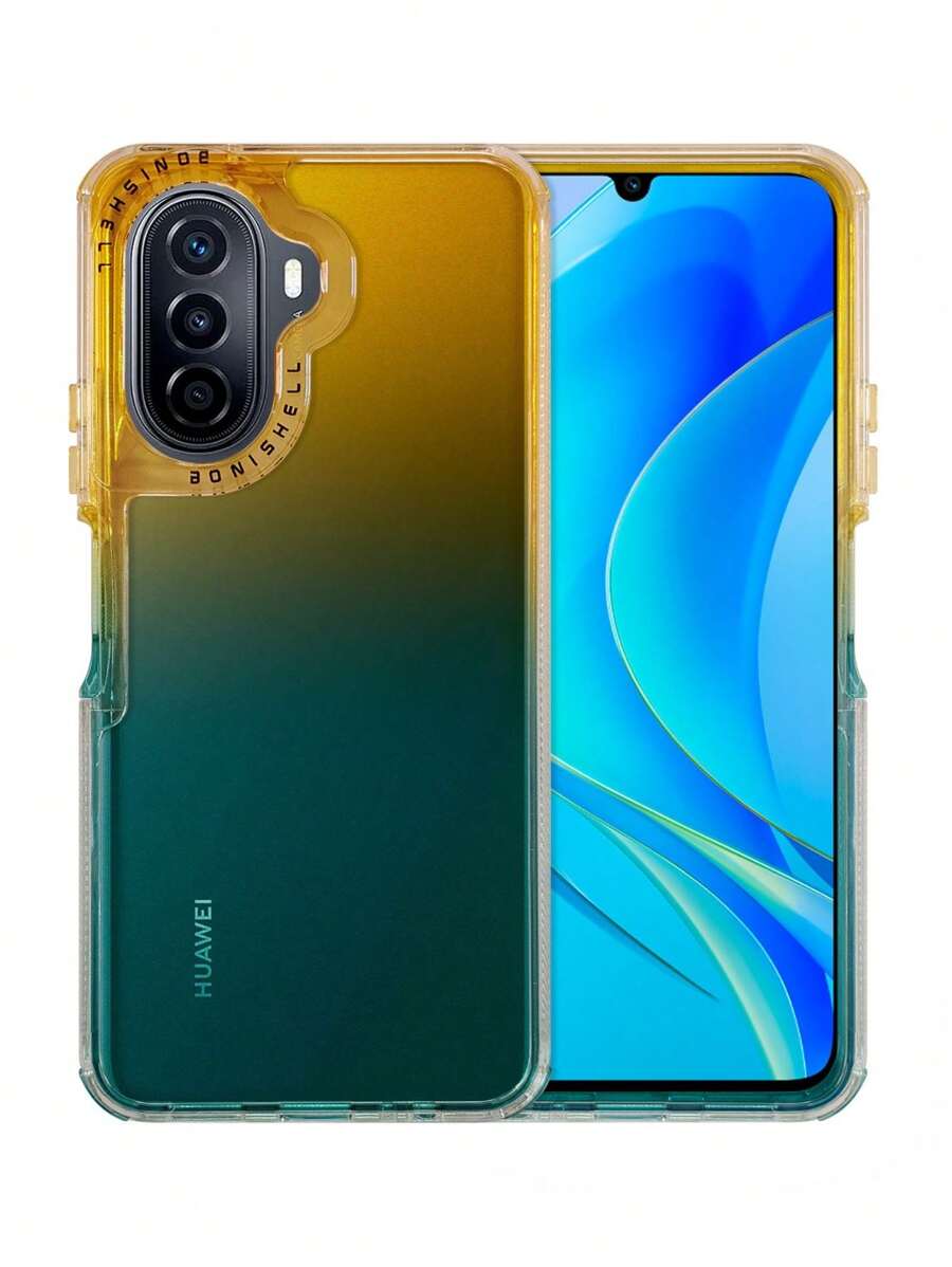ATTI Rainbow Tornasol Translucent Case For Huawei Nova Y70 - Yellow - View 1