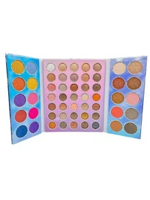 Eyeshadow Palette 55 Colors Makeup Book Long Lasting Shadow Matte Finish Glitter Shadow Palette - Multicolor - View 1