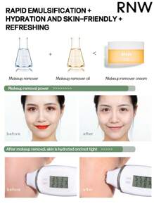 RNW 50g纳米级卸妆膏，卸妆，保湿亲肤，膏油，敏感肌肤适用，1S'乳化，双重清洁，洗面奶 - 50g - 查看 8