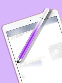 1/2/3 piezas Bolígrafo de estilográfica de color degradado compatible con smartphones, tabletas, iPad, para oficina, dibujar, cortar, de vuelta a clases - Degradado morado y blanco - Ver 5