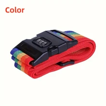 Secure Your Luggage With Multi-Color Combination Lock Packing Belt Luggage Packing Strap Travel Bag Holder Strap For Travel Flight Business Trip Holiday For Suitcase Backpack Bag For School School Accessories School Stuff - Multicolor - View 3