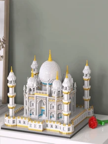 Castle Building Block 3d Architecture Series, Adult High Difficulty Level Fun Assembly Toy Gift Room Decoration