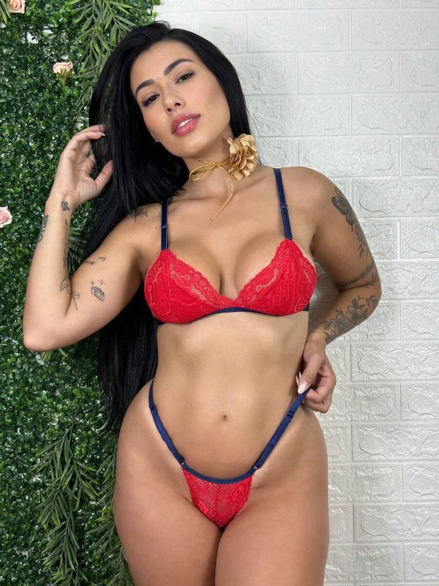 Women Sexy Lingerie Sets - 紅色 - 查看 1