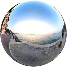 4入組不銹鋼凝視球,32-120毫米鏡面拋光空心球反射器花園地球,漂浮池球無縫凝視球,家居桌面裝飾,房間裝飾,室內裝飾,生日禮物,場景裝飾,假日配飾 - 銀色 - 查看 6