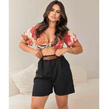 Women Shorts - màu đen - Xem 1