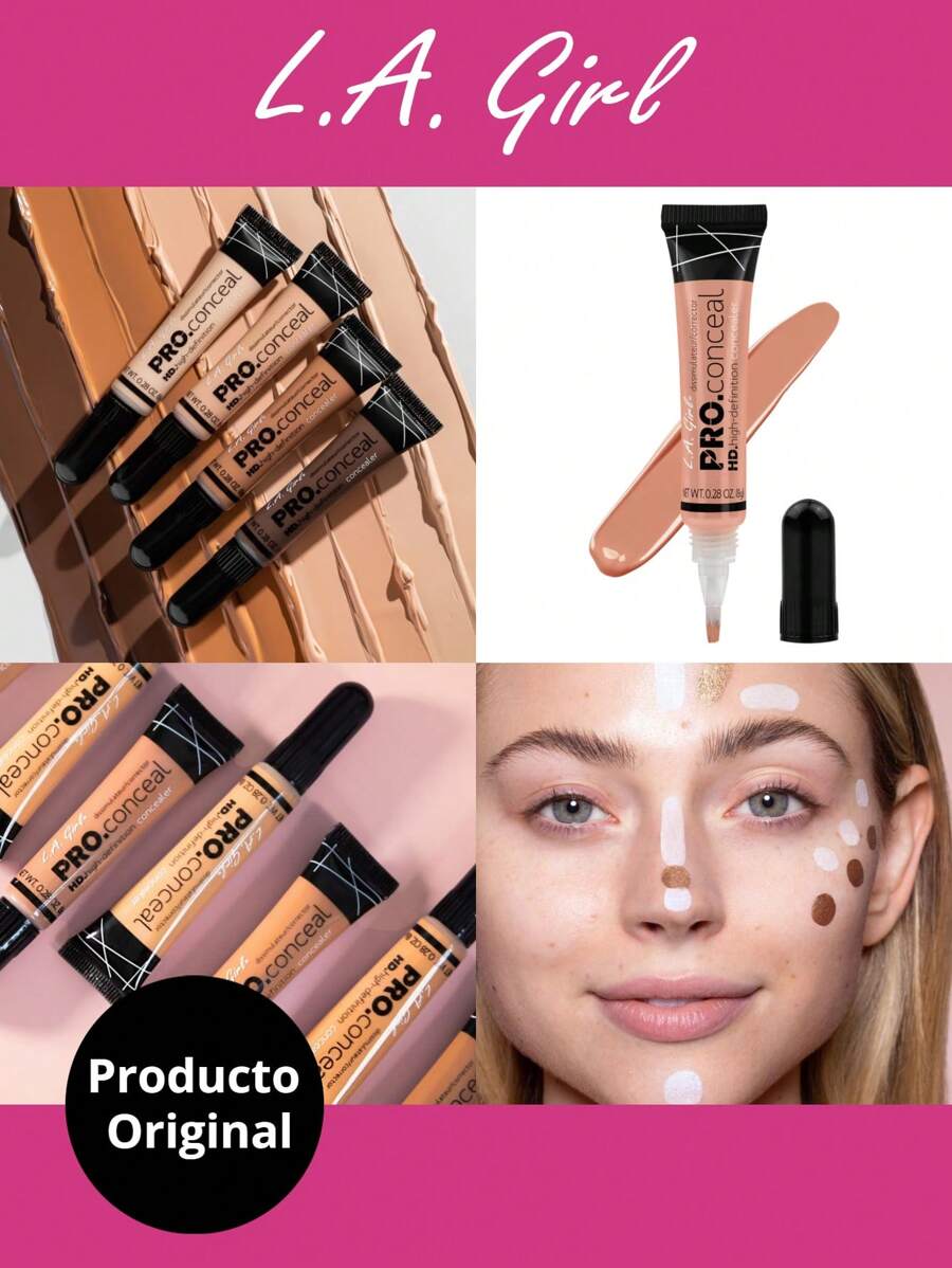 L.A. Girl Pro Concealer: HD High Definition L.A Girl - 03 Peach - View 1