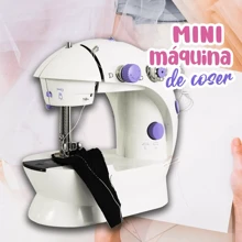 Mini Maquina De Coser Electrica Recta Portatil Costura 9935 - Morado - Ver 6