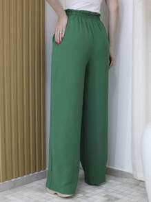 Women Pants - 綠色 - 查看 3