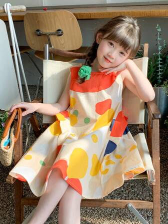 zosee 2024 Ny stilfull sommartjejklänning med graffititryck