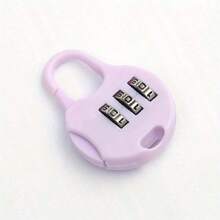 Plastic Password Lock For Locking Pencil Case, Suitcase, Backpack, Handbag Or Drawer - Red - View 3