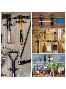 1 Stück Auto Dach Rack Schaufelhalter, Metall Gummierte Klemme, Wand Montierte Werkzeugbox Schnellspann-axt Rack Wand Montierte Werkzeugbox, Lkw Boot Wandhalterung, Sicher Und Multifunktional Auto Dach Rack, Offroad Fahrzeugzubehör, Marineausrüstung, Werkzeughalter, Landegestell Halten Schaufel Und Axt Usw. - Verschiedenfarbig - Übersicht 8