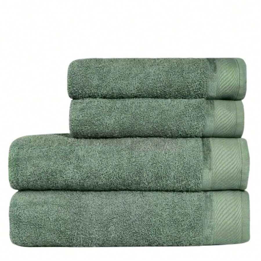 Bath Towels - 綠色 - 查看 1