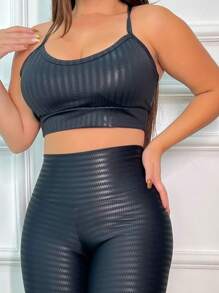 Women Sports Sets - 黑色 - 查看 1