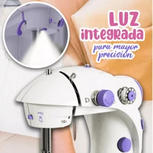 Mini Maquina De Coser Electrica Recta Portatil Costura 9935 - Morado - Ver 5