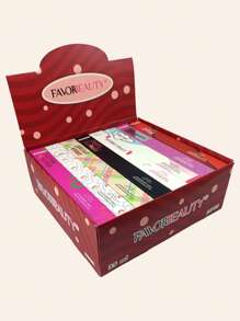 Caja con 24 Perfumes de Bolsillo Para Dama, Con 8 Aromas Diferentes, 35ml, Buena Fijación, Ideal Para Viaje - Rosa - Ver 1