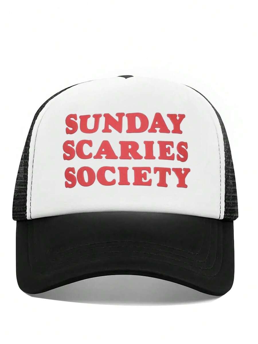 1 Máy Tính Unisex In Hình Trang Trí Trucker Cap Mũ Bóng Chày Hat Bố, Thích Hợp Để Sử Dụng Hàng Ngày, Du Lịch Ngoài Trời, Đi Bộ Đường Phố - Đen và trắng - Xem 1