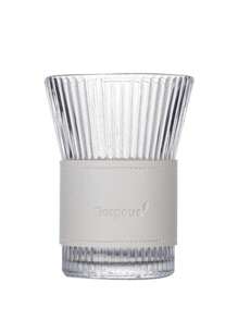 泡茶器垂直條紋玻璃杯,風琴腰,咖啡杯,禮物杯,牛奶果汁杯,保溫 - 彩色 - 查看 9