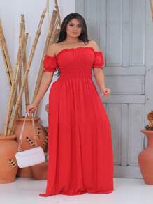 Women Dresses - Red - View 2