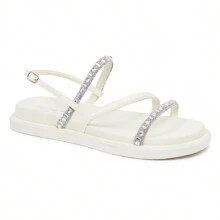 Women Flat Sandals - 白色 - 查看 1