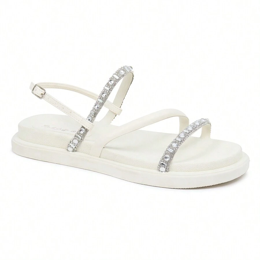 Women Flat Sandals - 白色 - 查看 1