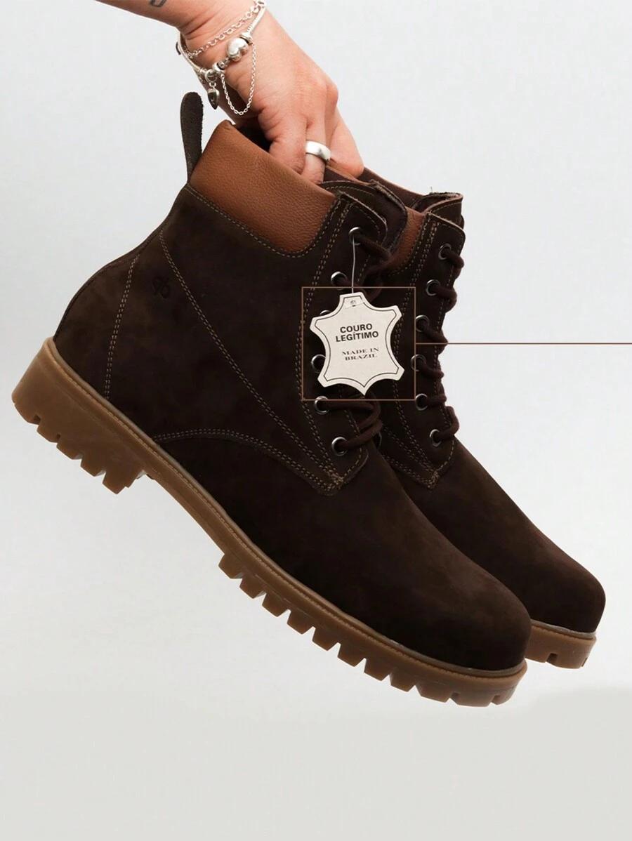 Men Sneakers - Cà phê nâu - Xem 1