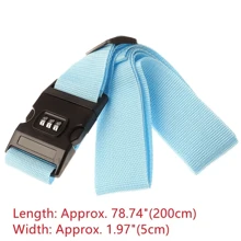Secure Your Luggage With Multi-Color Combination Lock Packing Belt Luggage Packing Strap Travel Bag Holder Strap For Travel Flight Business Trip Holiday For Suitcase Backpack Bag For School School Accessories School Stuff - Multicolor - View 8