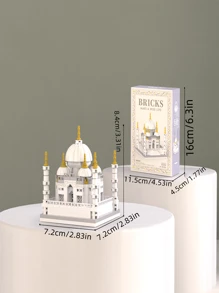 Castle Building Block 3d Architecture Series, Adult High Difficulty Level Fun Assembly Toy Gift Room Decoration