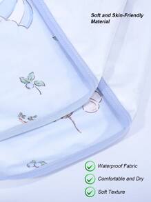 1 Stück wasserdichte, atmungsaktive und waschbare Baby Wickelunterlage, wahlweise in mehreren Größen, doppelseitige Neugeborenen Baby Wickelauflage Matratze, universelle Baby Wickelunterlage für alle Jahreszeiten, Baby Wickelauflage Matratze, weich, bequem und trocken, Baby Dusche Familien Dekorationen Geschenke