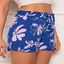 Women Shorts - 藍色 - 查看 1