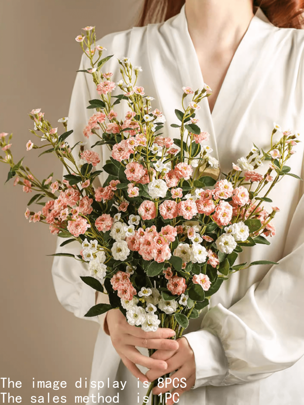 1 Bunch/2 Bunch Artificial Rose Flowers, 70cm Artificial Fake Flowers Ideal For Wedding Decoration, Valentine'S Day Decor, Birthday Decor, Anniversary Decor, Home Decor,Table Decor,Bedroom And Bathroom Room Decor,Desk Decor,Room Decoration Stuff,Autumn Decor,Fall Autumn Decor ,Table Decor,Plant Pot Decor For Home, Party, And Wedding Decoration, Valentine Day, Gift Gifts Graduation