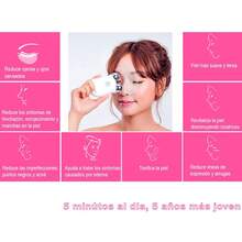 Tonificador Facial Electrónico Vak Cara Lifting Arrugas Ojos Rostro - Lila Púrpura - Ver 4